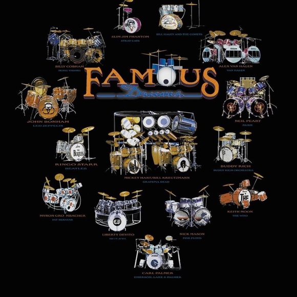 NWT Famous Drummers Tee - Picture 2 of 3